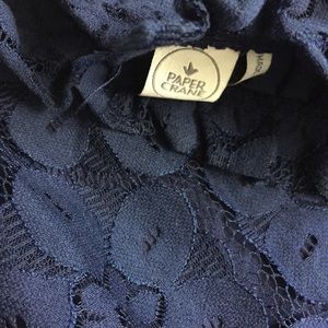 Navy blue dress- Paper Crane